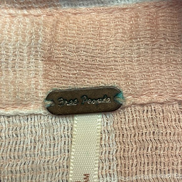 Free People Country Gingham Check Western Top Size S Sleeveless Cowgirl Farm - Picture 8 of 11